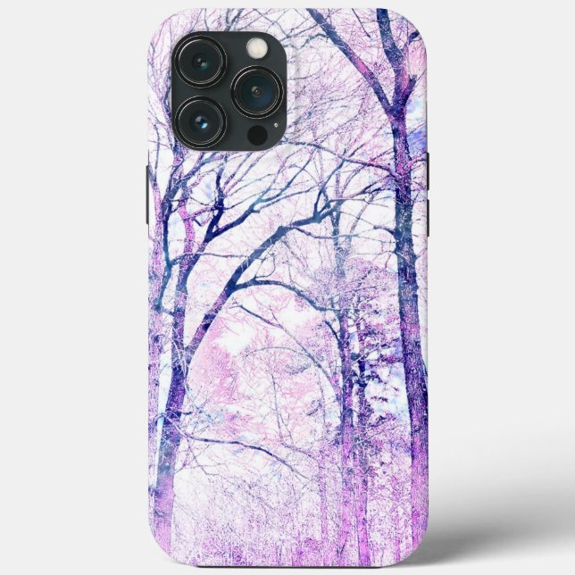 Funda De Case-Mate Para iPhone Árboles de invierno (Reverso )