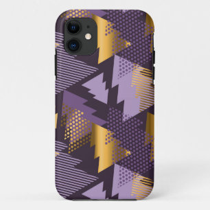 Funda Para iPhone 11 árboles de navidad púrpura