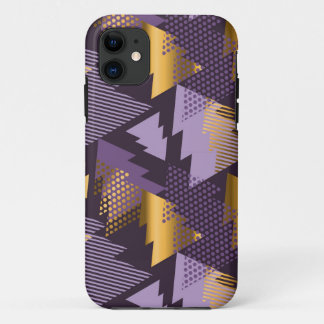 Funda Para iPhone 11 árboles de navidad púrpura