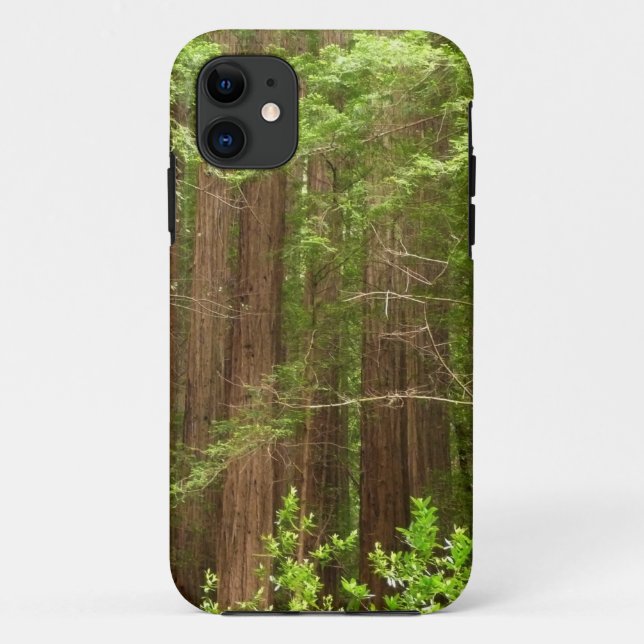 Funda De Case-Mate Para iPhone Árboles de secuoya en monumento nacional Muir Wood (Reverso)