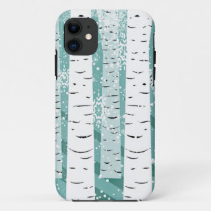 Funda Para iPhone 11 Árboles del tronco de Birch