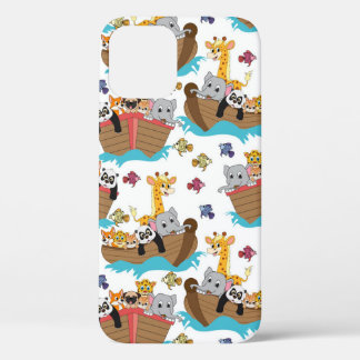 Funda Para iPhone 12 Arca Noahs y animales salvajes