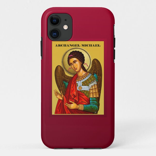 Funda De Case-Mate Para iPhone Arcángel Miguel (Reverso)