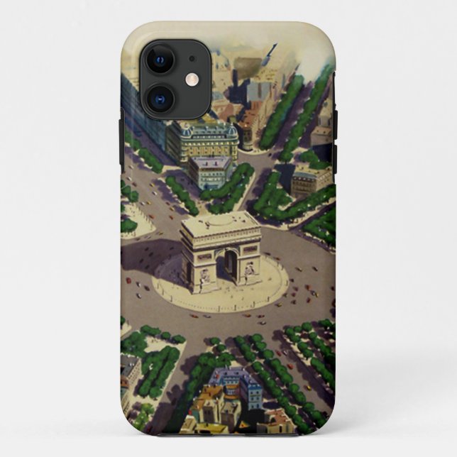Funda De Case-Mate Para iPhone Arco de Triomphe París (Reverso)