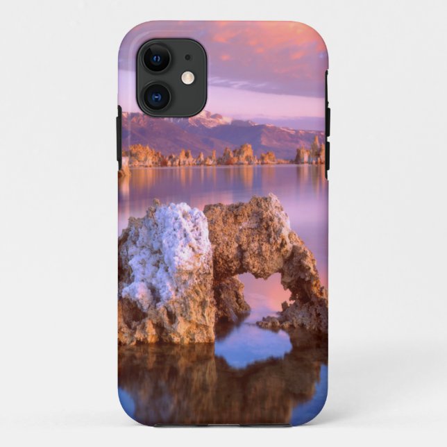 Funda De Case-Mate Para iPhone Arco de Tufa en el lago Mono (Reverso)