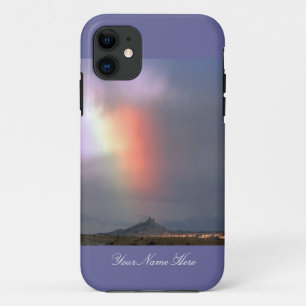 Funda Para iPhone 11 Arco iris sobre Shiprock, New México
