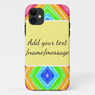 Funda Para iPhone 11 Arcoíris acuarela agregar nombre texto mensaje per