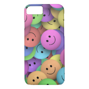 Funda Para iPhone 8/7 Arcoiris de colores felices caras