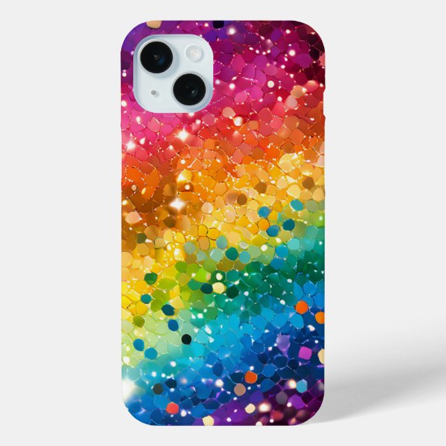 Funda De Case-Mate Para iPhone Arcoiris de moda para la moda (Reverso )