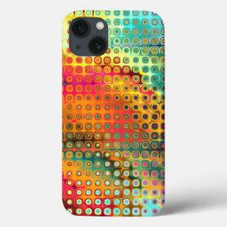 Funda Para iPhone 13 Arcoiris de puntos de fusión
