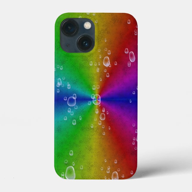 Funda De Case-Mate Para iPhone Arcoiris en elephantenskin leatheroptik (Reverso )