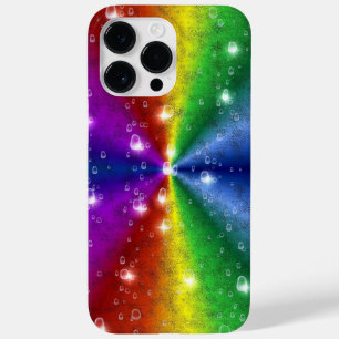 Funda Para iPhone 14 Pro Max De Case-Mate Arcoiris en leatheroptik de piel de elefante, gota