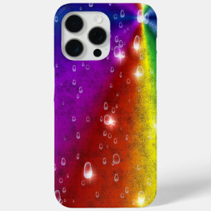 Funda Para iPhone 15 Pro Max Arcoiris en leatheroptik de piel de elefante y got