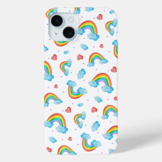 Funda Para iPhone 15 Mini Arcoiris estampado