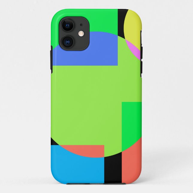 Funda De Case-Mate Para iPhone Arcoiris geométrico (Reverso)