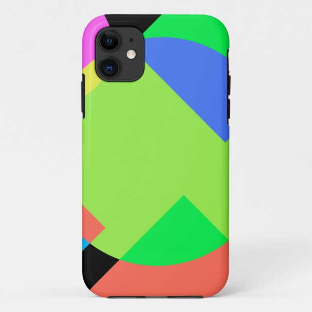 Funda De Case-Mate Para iPhone Arcoiris geométrico (Reverso)