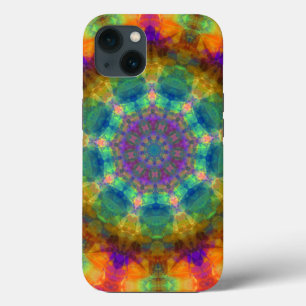 Funda Para iPhone 13 Arcoiris Kaleidoscope giratorio
