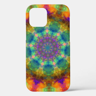 Funda Para iPhone 12 Arcoiris Kaleidoscope giratorio
