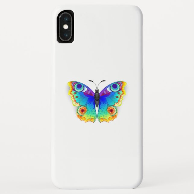 Funda De Case-Mate Para iPhone Arcoiris mariposa Peacock Eye (Reverso)