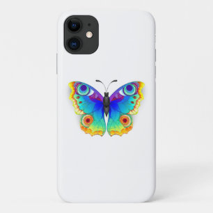 Funda Para iPhone 11 Arcoiris mariposa Peacock Eye