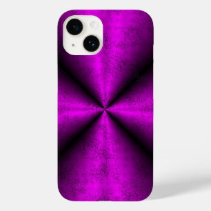 Funda Para iPhone 14 De Case-Mate Arcoiris negro rosado en optik de cuero de piel de