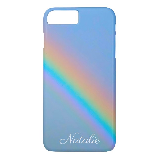 Funda De Case-Mate Para iPhone Arcoiris real natural personalizado (Reverso)