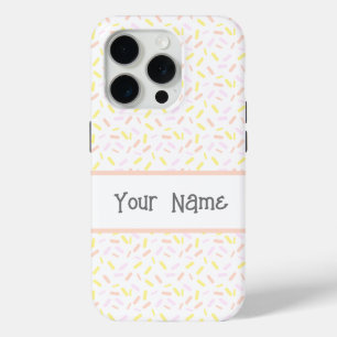 Funda Para iPhone 15 Pro Arcoiris rocía bandera del orgullo pansexual