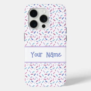 Funda Para iPhone 15 Pro Arcoiris rompen bandera del Orgullo Bisexual
