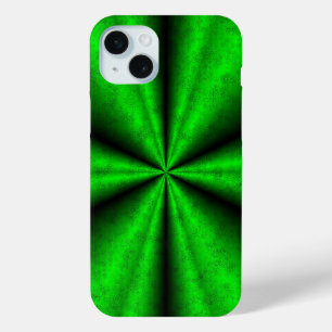 Funda Para iPhone 15 Mini Arcoiris verde en optik de cuero de piel de elefan