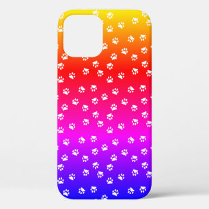 Funda Para iPhone 12 Arcoiris y huellas
