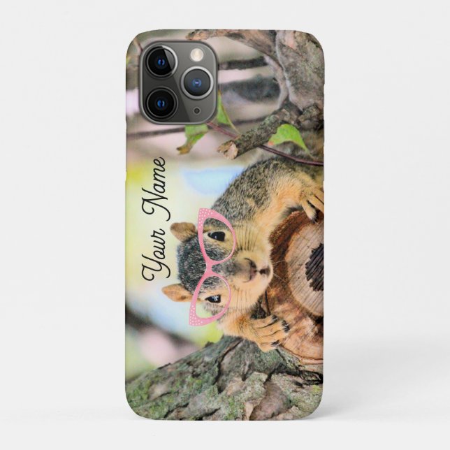 Funda De Case-Mate Para iPhone ardilla de moda (Reverso)