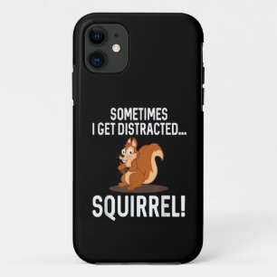 Funda Para iPhone 11 ARDILLA DIVERTIDA DISTRAÍDA Animales Zoológico Gra