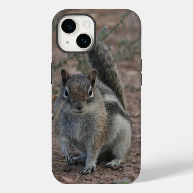 Funda De Case-Mate Para iPhone Ardilla dura (Reverso )