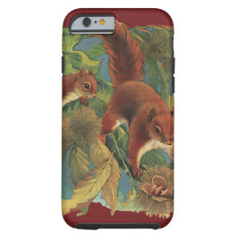 Funda Para iPhone 11 Ardillas vintage, criaturas forestales, animales s