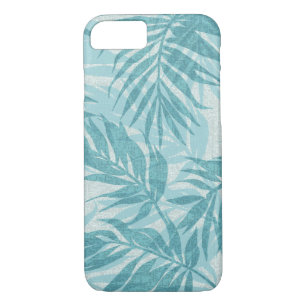 Funda Para iPhone 8/7 Areca Palms Hawaiian Tropical Vintage Aqua