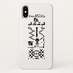 Funda Para iPhone X Arecibo Binary Message Reply