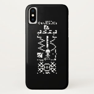 Funda Para iPhone X Arecibo Binary Message Reply