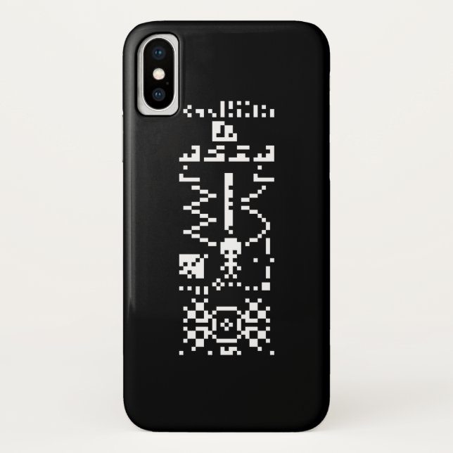 Funda De Case-Mate Para iPhone Arecibo Binary Message Reply (Reverso)