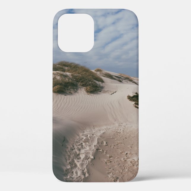 FUNDA DE Case-Mate PARA iPhone ARENA BLANCA Y CAMPO GRIS VERDE (Reverso )