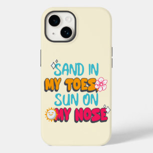 Funda Para iPhone 14 De Case-Mate Arena en mis dedos, sol en mi nariz