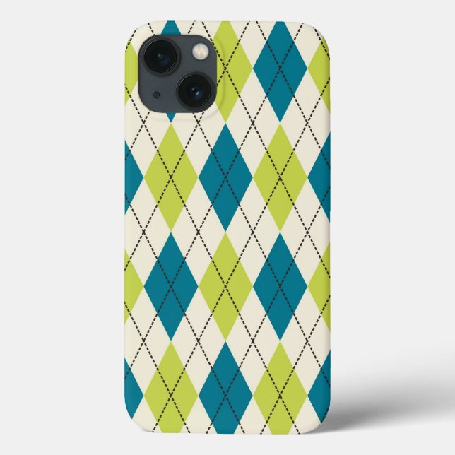 Funda De Case-Mate Para iPhone Argel Azul Y Verde (Reverso)
