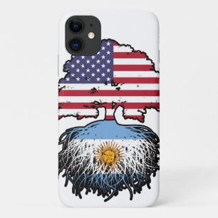 Funda Para iPhone 11 Argentina: Bandera de raíces argentinas norteameri