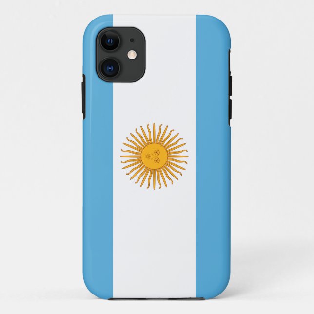 Funda De Case-Mate Para iPhone Argentina Flag Cell Phone Case (Reverso)