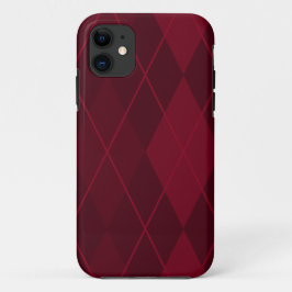 Funda Para iPhone 11 Argyle Rojo