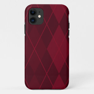 Funda Para iPhone 11 Argyle Rojo