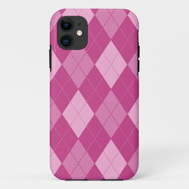 Funda De Case-Mate Para iPhone Argyll Rosa (Reverso)