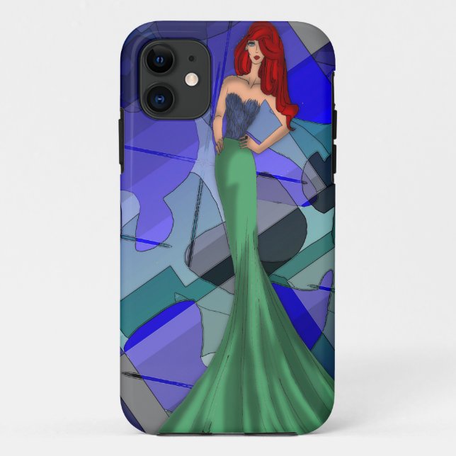 Funda De Case-Mate Para iPhone Ariel, la sirenita. (Reverso)