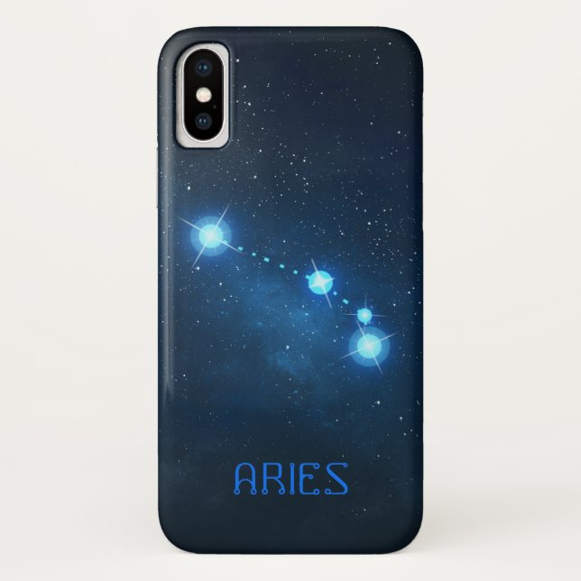 Funda De Case-Mate Para iPhone Aries Constellation Zodiac (Reverso)