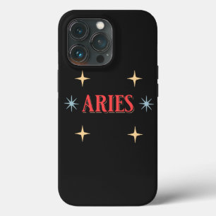 Funda Para iPhone 13 Pro Aries Rótulo Astrológico