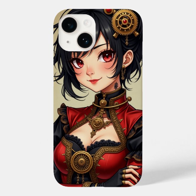 Funda De Case-Mate Para iPhone Arlequín Steampunk (Reverso )
